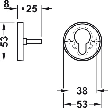 Türterminal-Module, DT 400 FH, Dialock, mit Drehknauf, Tag-it™ ISO