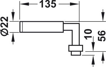 Türterminal-Set, DT Lite, Dialock, mit Drehknauf, Tag-it™ ISO