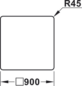 Decken- und Wandabsorber, Rossoacoustic Pad System, Modell Pad Q