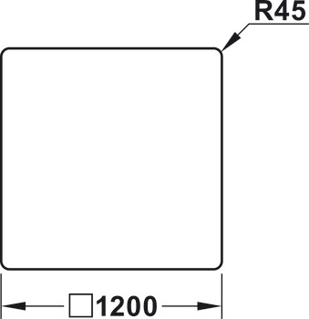 Decken- und Wandabsorber, Rossoacoustic Pad System, Modell Pad Q