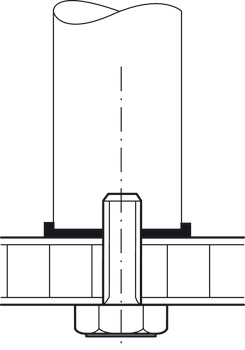 Rohrrosette, Rohrsteck-System